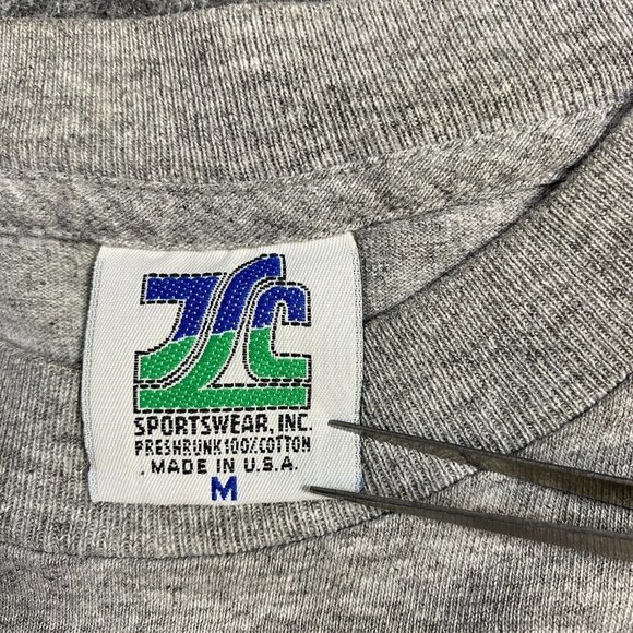 Salisbury University Seagulls T-shirt M Gray Vintage USA Made - Picture 5 of 5